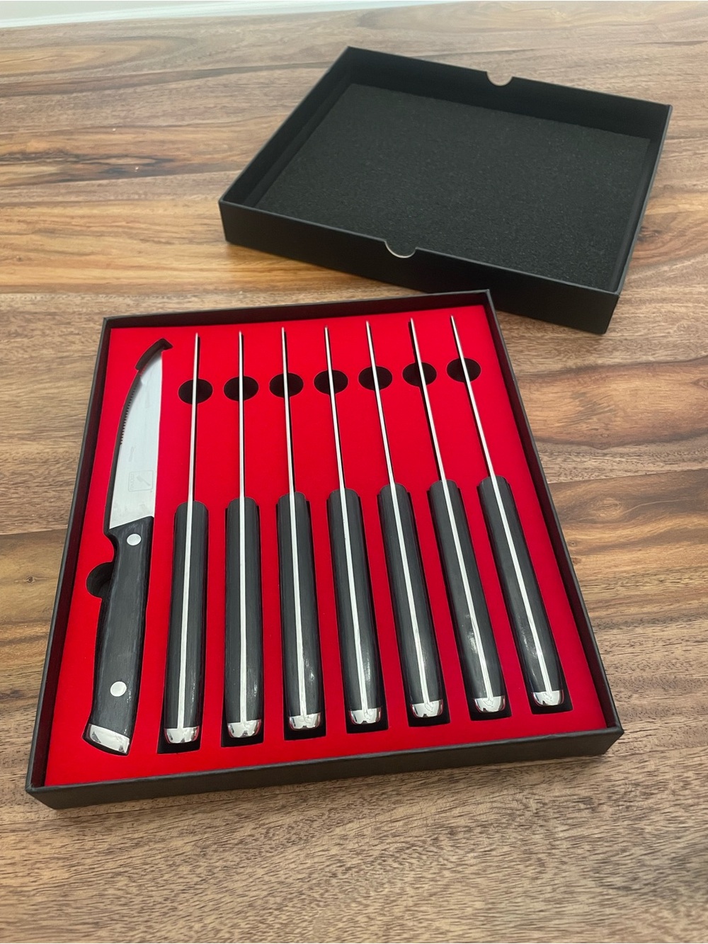 Imarku Steak Knives Japanese HC Steel Set of 8